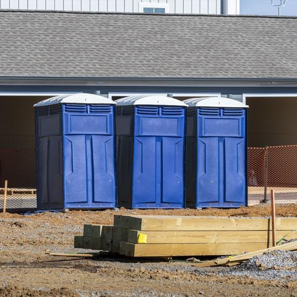 Heavy-duty construction site porta potty in Rogersville, Tennessee
